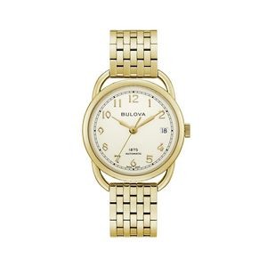 Joseph Bulova® Ladies Classic Commodore Watch w/Champagne Dial