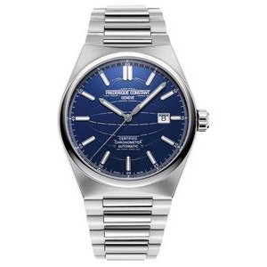 Frederique Constant® Men's FC Highlife Automatic Silver-Tone Stainless Steel Watch w/Blue Dial