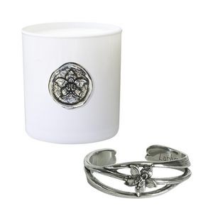 Salisbury Bloominaire™ FOM July Candle & Bracelet Gift Set