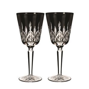 Waterford® Lismore Black Goblet Glass (Set of 2)