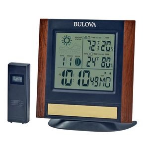 Bulova® The Forecaster Weather Station Clock