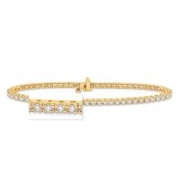 Jilco Inc. Yellow Gold 2.00 TWT Diamond Tennis Bracelet