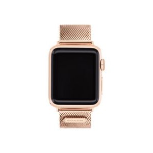 Coach® Rose Gold Toned Apple Watch® Mesh Bracelet