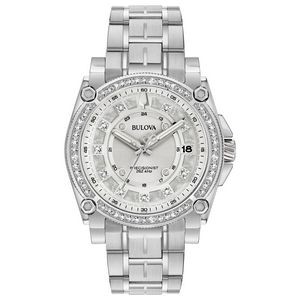 Bulova® Ladies Diamond Dial Precisionist Watch w/Bracelet