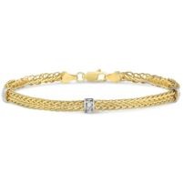Jilco Inc. Gold & Diamond Bracelet