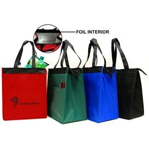 Insulated Tote Bag w/ Foil Lining Interior