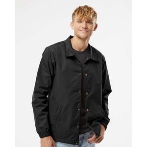 Independent Trading Co. Water-Resistant Windbreaker Coach's Jacket