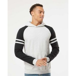Jerzees® Nublend® Varsity Color-Blocked Raglan Hooded Sweatshirt