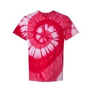Dyenomite Multi-Color Spiral Tie-Dyed T-Shirt
