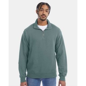 ComfortWash™ by Hanes® - Garment-Dyed Quarter Zip Sweatshirt