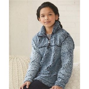Boxercraft Youth Sherpa Quarter-Zip Pullover
