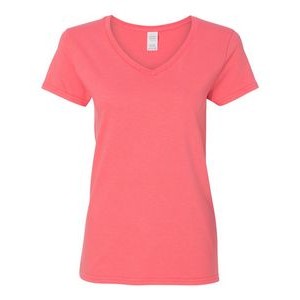 Gildan® Heavy Cotton™ Women's V-Neck T-Shirt