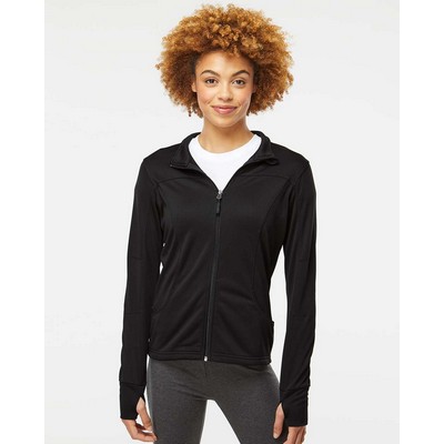 Independent Trading Co. Women's Poly Tech Full Zip Track Jacket