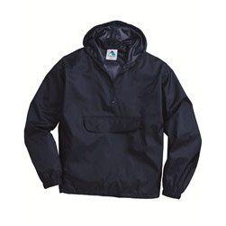 Augusta Sportswear® Packable Half-Zip Hooded Pullover Jacket