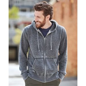 J. America Vintage Zen Fleece Full Zip Hooded Sweatshirt