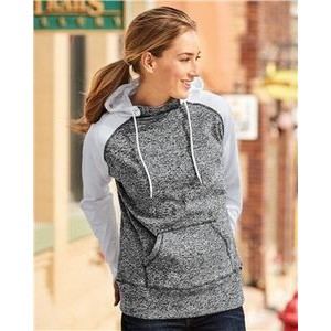J. America Women's Colorblocked Cosmic Fleece Hooded Sweatshirt