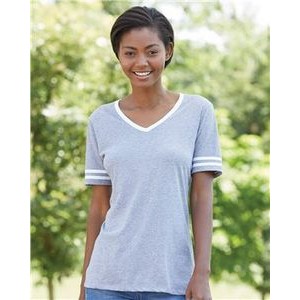 Jerzees® Women's Varsity Triblend V-Neck T-Shirt