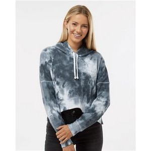 J. America Women's Crop Hooded Sweatshirt