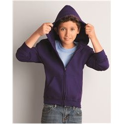Gildan® Heavy Blend™ Youth Full-Zip Hooded Sweatshirt