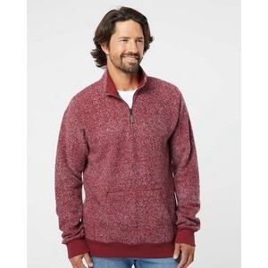 J. America Aspen Fleece Quarter Zip Sweatshirt