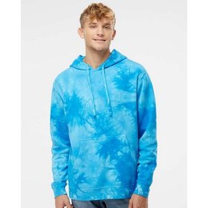 Independent Trading Co - Unisex Midweight Tie-Dyed Hooded Sweatshirt