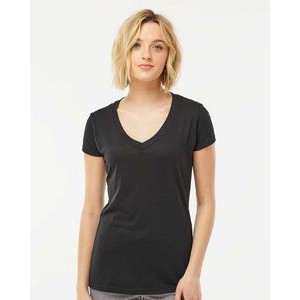 Tultex® Women's Poly-Rich V-Neck T-Shirt