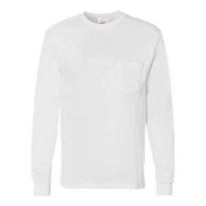Hanes® Authentic Long Sleeve Pocket T-Shirt