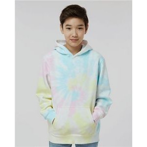 Independent Trading Co. Youth Midweight Tie-Dyed Hooded Sweatshirt