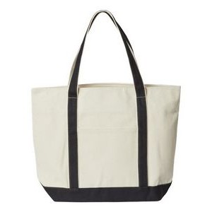 Liberty Bags X-Large Boater Tote w/Zippered Closure