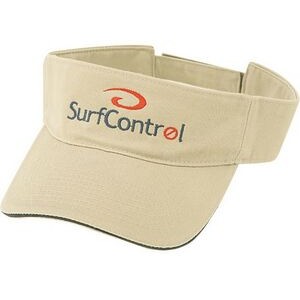 Pro Style Deluxe Cotton Twill "Visor Washed" w/ Sandwich Bill