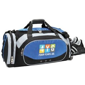 Deluxe Poly Duffel Bag with Shoe Storage