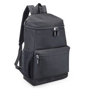 Computer Backpack with Leatherette Bottom