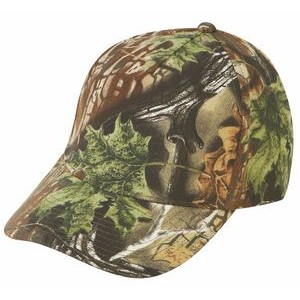 Low Crown Constructed 5 Panel Superflauge Camo Twill Cap