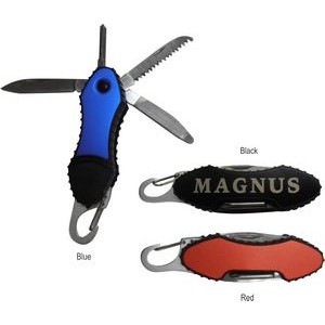 6 Function Pocket Multi Tool w/Carabiners (3-5 Days)