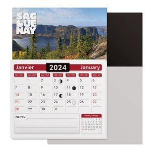 Four color process Magnetic Card with Stock Calendar
