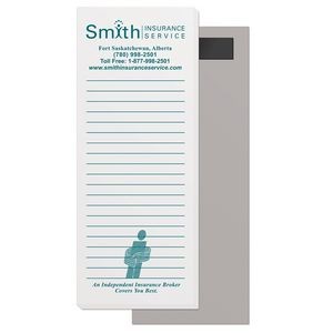 50 Page Magnetic Note-Pads with 1 Custom Color Imprint (2.75"x7")