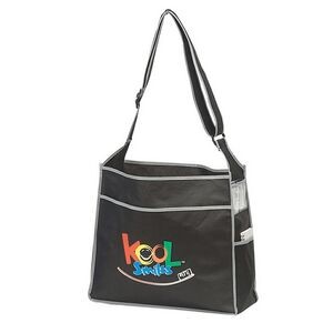 Convention Tote Bag w/Clear Badge Pocket