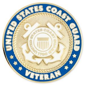 Officially Licensed Engravable U.S. Coast Guard Veteran Coin
