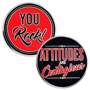 Attitudes Are Contagious Coin