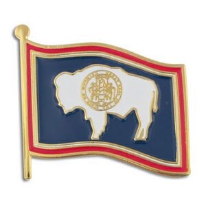 Wyoming State Flag Pin