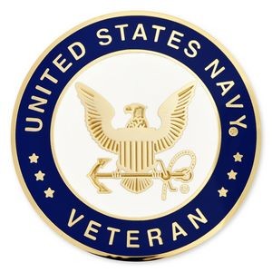 Officially Licensed Engravable U.S. Navy Veteran Coin