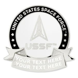 Officially Licensed Engravable U.S. Space Force Pin