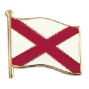 Alabama State Flag Pin