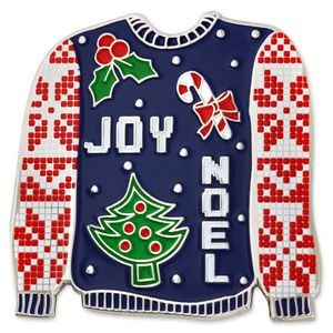Ugly Christmas Sweater Pin