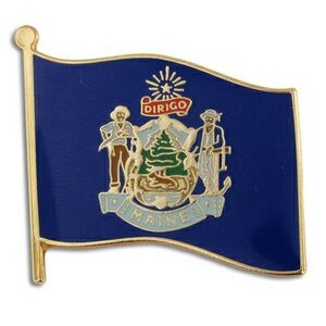 Maine State Flag Pin
