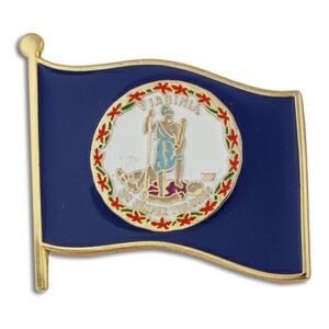 Virginia State Flag Pin