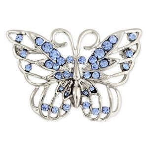 Rhinestone Butterfly Blue - or - Pink