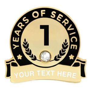 Years Of Service Pins-Engravable (1 thru 30, 35, 40)