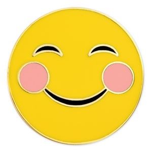 Smiling Cheeks Emoji Pin