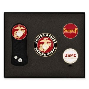 Officially Licensed U.S.M.C. 6-PC Golf Gift Set
